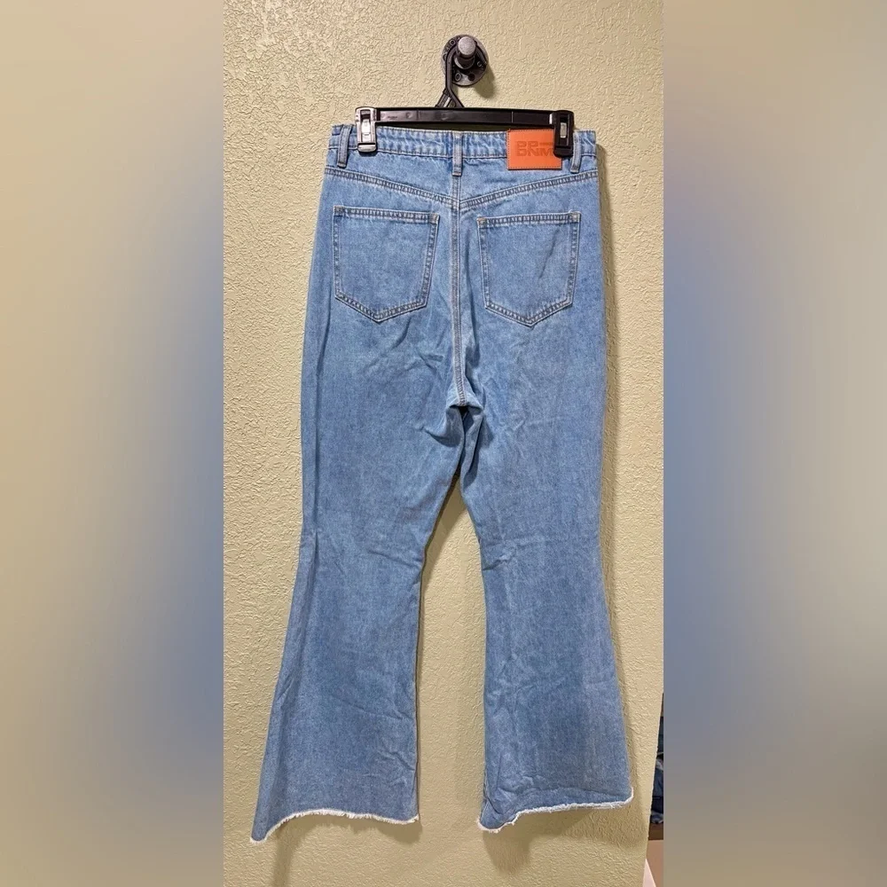 Princess Polly Blue Flare Jeans Size 6